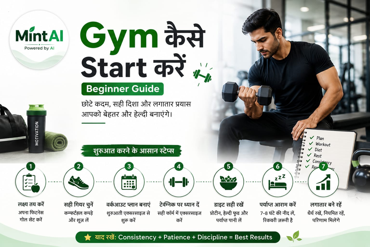 Gym Kaise Start Kare Beginner Gym Guide Workout Diet