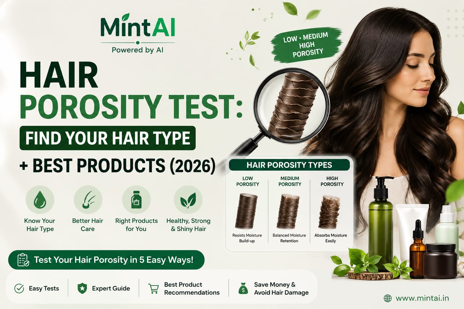 Hair Porosity Test: Find Your Hair Type + Best Products (2026)