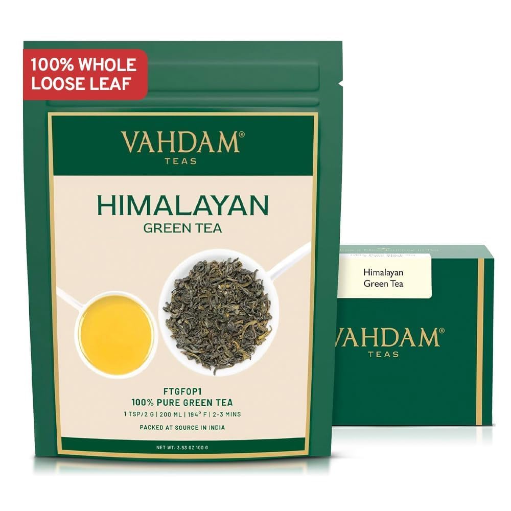 Kapiva Get Slim Green Tea Powder (45Gm) - Lemongrass Flavored